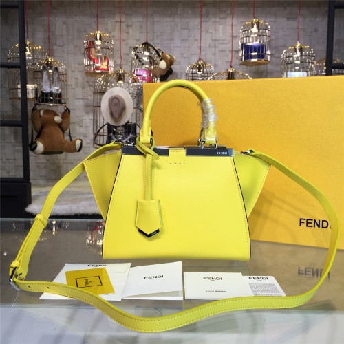 fendi-3jours-replica-bag-yellow